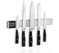 Cucino Magnetic Knife Rack - Self-Attaching Knifeholder - No Drilling Required -Easy to install - Made from Stainless Steel, 40cm