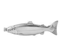 Cucioki 1 Pcs Fish-Shape Hip Flask 5Oz Bottle Mini Pocket Flask Stainless Steel Drinkware for Outdoor