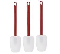 Cucioki 3PCS Spatulas Silicone Heat Resistant Silicone Rubber Scraper 10 Inches, Kitchen Use B