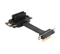 Cucioki PCIE X1 Riser Cable Dual 90 Degree Right Angle PCIe 3.0 X1 to X1 Extension Cable 8Gbps PCI Express 1X Riser Card - 5CM