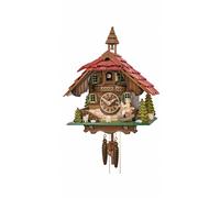 Cuckoo Clock Black forest house,moving seesaw