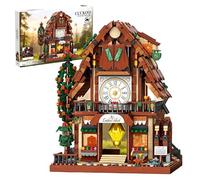 Cuckoo Clock House Building Block Set - 2062PCS Mechanical Clock Bricks Kitwith Real Functional Timepiece and Moving Gears, Home Decor Collectibl, Creative Gift for Adult Teen