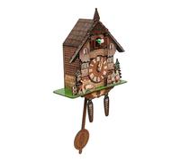 Cuckoo Clock Singing Wall Clock Vintage Pendulum Home Living Room Wooden Decor Wall Mount For Hotels, Offices, Living Rooms, Bedrooms, 25 * 10 * 50cm