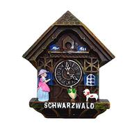 Cuckoo Clock Style Black Forest Germany 3D Fridge Magnet Souvenir Gift Home & kitchen Decoration Magnetic Sticker Schwarzwald Germany Refrigerator Magnet Collection