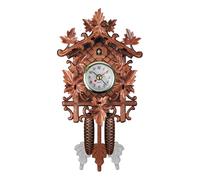 Cuckoo Clock With Chimes,Cuckoo Clock With Time,Cuckoo Wall Clock,WallMounted,With Pendulum,Adjustable,Time Telling,Suitable For Living Room Bedroom Cafe Restaurant Hotel,Walls