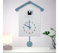 Cuckoo Clocks with Working Bird Modern Cuckoo Wall Clock with Chimer Minimalist Cuckoo Sound Clock with Pendulum Delicate Cuckoo Bird House for Wall Art Home Living Room Kitchen Office Decoration