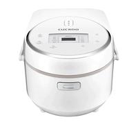 Cuckoo CR-0810F 8 Cup Micom Rice Cooker and Warmer, 9 Menu Options, Nonstick Inner Pot, White