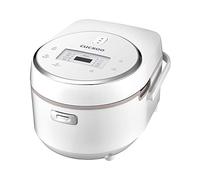 Cuckoo CR-0810F 8 Cup Micom Rice Cooker and Warmer, 9 Menu Options, Nonstick Inner Pot, White