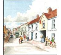 Cuckoo Fair Roald Dahl Museum Great Missenden High Street Watercolour Greetings Card Buckinghamshire Chilterns