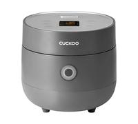 CUCKOO Micom Small Rice Cooker with 10 Menu Options: White, Oatmeal, Brown, Quinoa and More, Smart Fuzzy Logic, 3 Cup/0.75 Quart (Uncooked), 6 (Cooked), CR-0375F Gray