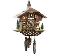 Cuckoo Palace German Cuckoo Clock - The Brotzeit House - with Quartz Movement - 10.3 inches high