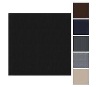 CUCOS Carpet Tiles Peel and Stick, 30x30CM Squares Floor Tile, Soft Padded Carpet Tiles, Self Adhesive Black 40 Pack