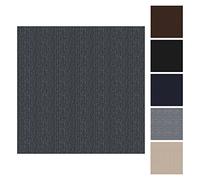 CUCOS Carpet Tiles Peel and Stick, 30x30CM Squares Floor Tile, Soft Padded Carpet Tiles, Self Adhesive Dark Grey 40 Pack