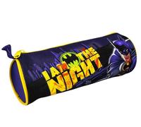 CUCUBA Tombolino Batman I'm The Night Tubular Pencil Case Size 22 x 7.5 cm, red / black, Zip pencil case