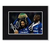 Cucuerlla & Jackson - Chelsea 2025 Conference League Final Winner Signed 8x6 Inch Mounted Photo Print With Pre Printed Signature That Would Make A Great Gift For Any Fan And Is Ready To Be Framed