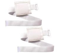 CUCUFA 2Pcs Feeding Tube Belt, Square Sponge Pouch Pad for Peg Tube, Breathable PEG Belt, Feeding Holder for Peritoneal Dialysis Accessories