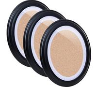 CUCUFA 3Pcs Oval Photo Frame, 5x7 Vintage Oval Wall Photo Frame, Hanging Decorative Picture Frames with Cardboard for Home Wall and Desktop