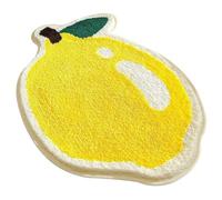 CUCUFA Bath Mat, Bathroom Rugs 19.69x31.50, Cashmere Lemon Shaped Bath Mat, Rugs for Bathroom Floor
