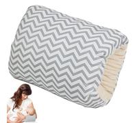 CUCUFA Breastfeeding Pillows Cotton Nursing Arm Pillow Skin-Friendly Feeding Pillow Mini Arm Pillow for Breastfeeding Washable Nursing Pillow for Bottle Feeding Stripe Breastfeeding