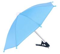 CUCUFA Cell Phone Umbrella, Multifunctional Phone Umbrella, Mobile Phone Umbrella Holder, Sun Shade for Phone Blue, Phone Umbrella for Sun, Cell Phone Sun Shade