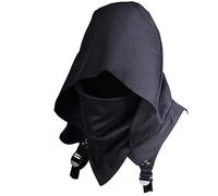 CUCUFA Cyberpunk Cowl Hood Scarf, One Size Medieval Costume Men, Winter Neck Warmer Unisex Cloak Hat, Medieval Costume Men