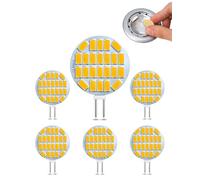 CucuGo G4 LED Bulbs 3W, 400LM WarmWhite 3000K, AC/DC 12-24V G4 Bi-Pin Base, Equivalent 30W Halogen, CRI 90+, Non-Dimmable, 6 Pack