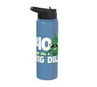 Cucumber 40 and Still a Big Dill Pickle 40th Birthday Stainless Steel Insulated Water Bottle