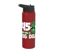 Cucumber 45 and Still a Big Dill Pickle 45th Birthday Stainless Steel Insulated Water Bottle