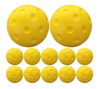 Cucumber Balls - Outdoor Tournament Ready, High Bounce Design, Bright Colour Training for Beginners and Advanced Players, Perforated Sports Balls with Consistent Control and Visibili