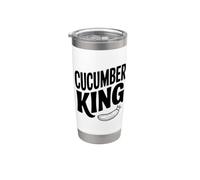 Cucumber King Funny Vegetable Lover Stainless Steel Insulated Tumbler