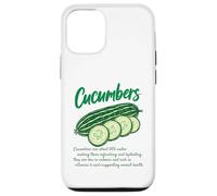 Cucumber Nutrition Facts Design Garden Vegetable Lovers Case for iPhone 12/12 Pro
