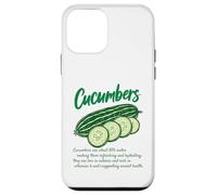 Cucumber Nutrition Facts Design Garden Vegetable Lovers Case for iPhone 12 mini