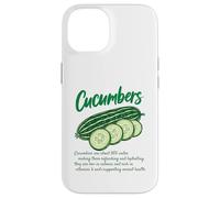 Cucumber Nutrition Facts Design Garden Vegetable Lovers Case for iPhone 14