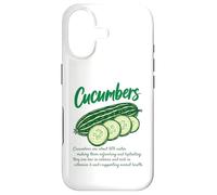 Cucumber Nutrition Facts Design Garden Vegetable Lovers Case for iPhone 17