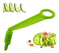 Cucumber Slicer, Manual Spiral Slicer Spiralizer Plastic Potato Spiral Cutter for Potato Carrot Cucumber Vegetable Kitchen ToolsChristmas Decor