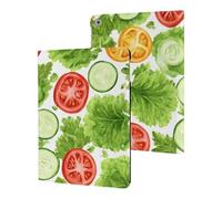 Cucumber Slices Lettuce Leaves Salad Case Compatible with iPad 10th (10.9in) 9th / 8th / 7th Generation (2021/2020/2019)