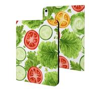 Cucumber Slices Lettuce Leaves Salad Case Compatible with iPad 10th (10.9in) 9th / 8th / 7th Generation (2021/2020/2019)