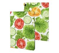 Cucumber Slices Lettuce Leaves Salad Case Compatible with iPad 10th (10.9in) 9th / 8th / 7th Generation (2021/2020/2019)