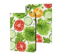 Cucumber Slices Lettuce Leaves Salad Case Compatible with iPad 10th (10.9in) 9th / 8th / 7th Generation (2021/2020/2019)
