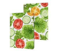 Cucumber Slices Lettuce Leaves Salad Case Compatible with iPad 10th (10.9in) 9th / 8th / 7th Generation (2021/2020/2019)