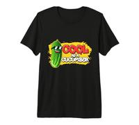 Cucumber Vegetable Design for Pickle Lover - Cool As Premium T-Shirt