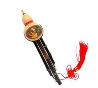 Cucurbit Flute Adult Student Dual Tone C Key/bB Key Hulusi Musical Instrument With Case Professional Hulusi (Color : BB key)