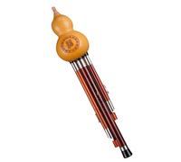 Cucurbit Flute C Key Chinese Hulusi Professional Performance Type Red Sandalwood Gourd Flute For Beginner Gourd Instrument
