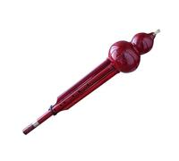 Cucurbit Flute For Beginners,Hulusi Flute Handmade,Traditional Hulusi Instrument Improved Bass D Key Hulusi Flute Imitate Wood Grain ABS Material