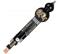 Cucurbit Flute Hulusi, Gourd Flutes Woodwind Hulusi Anti-Drop Adult Children's Chinese Traditional Instrument Gourd Flute Gift For Beginners Musical Amateurs (Color : Black_C KEY)