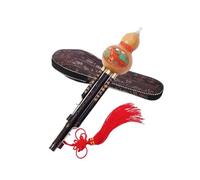 Cucurbit Flute Hulusi Natural Gourd Hulusi C/BB Key Professional Detachable Flute Hulusi Musical Instrument (Color : C key)