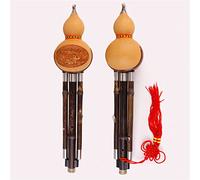 Cucurbit Flute National Musical Instrument Push-pull Rod Cucurbit Silk Tone Is Hand-carved Orchestral Instrument (Color : D)