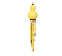 Cucurbit Flutes 9Hole Hulusi Gourd Flute Extended Range Beyond Standard 7 Hole Professional Performance Forehand(Key of B-flat)