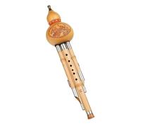 Cucurbit Flutes C Bb Key Handmade Hulusi Learner Music Instrumen With Storage Bag(C)