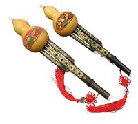 Cucurbit Flutes C Major B Flat Beginners Guide To The Double Tone Hulusi Traditional Musical Instrument(C Key)